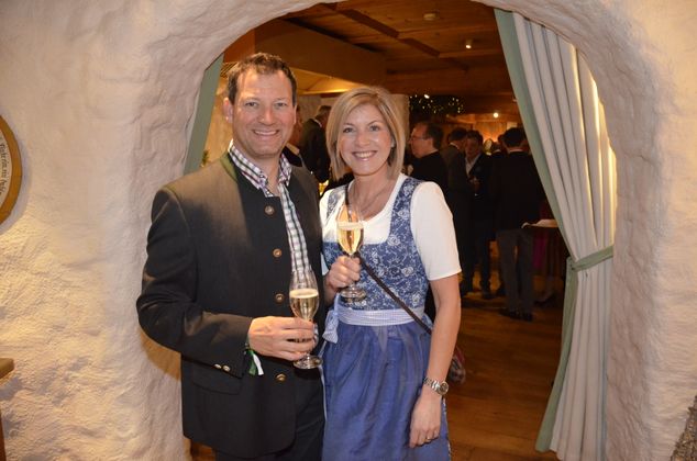 Stephan Eberharter mit seiner Frau Birgit beim Stanglwirt.