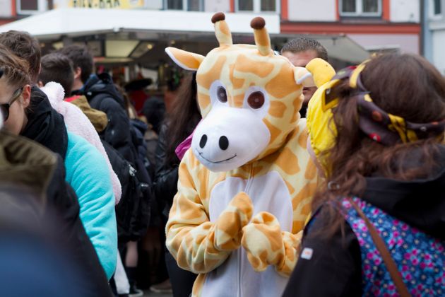 Faschingstreiben in Innsbruck.