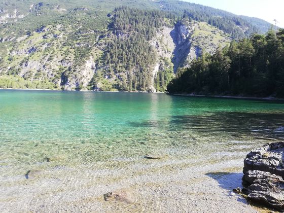 Der Blindsee unterhalb des Fernpasses.