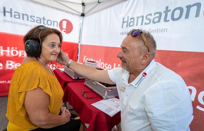 Hörtest bei Hansaton.