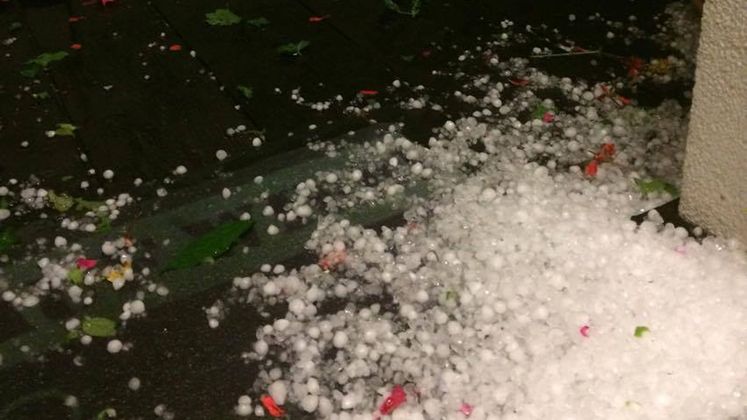 Hagel in Hopfgarten.