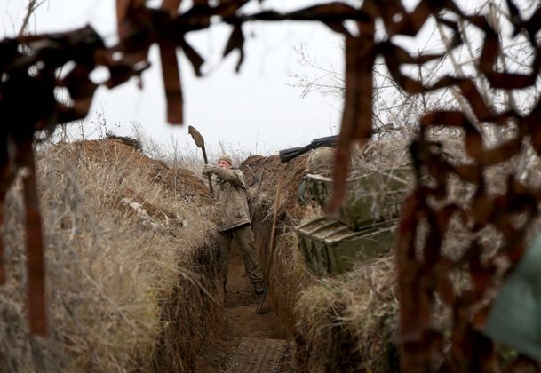 Der Stellungskrieg in den Regionen Donezk und Luhansk dauert schon bald acht Jahre.