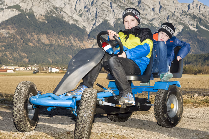 Gokart und Nutellabrot