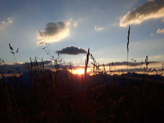 Traumhafte Aussicht auf dem Venet.