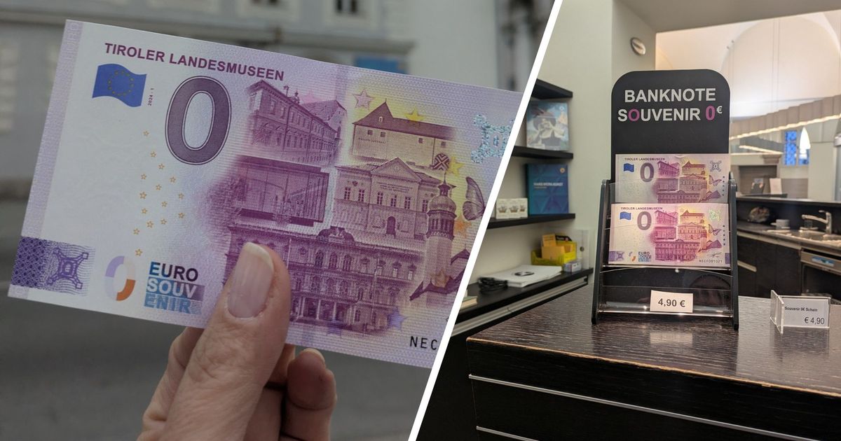 Geldnote in Tirol im Umlauf: Was es mit dem Null-Euro-Schein auf sich ...