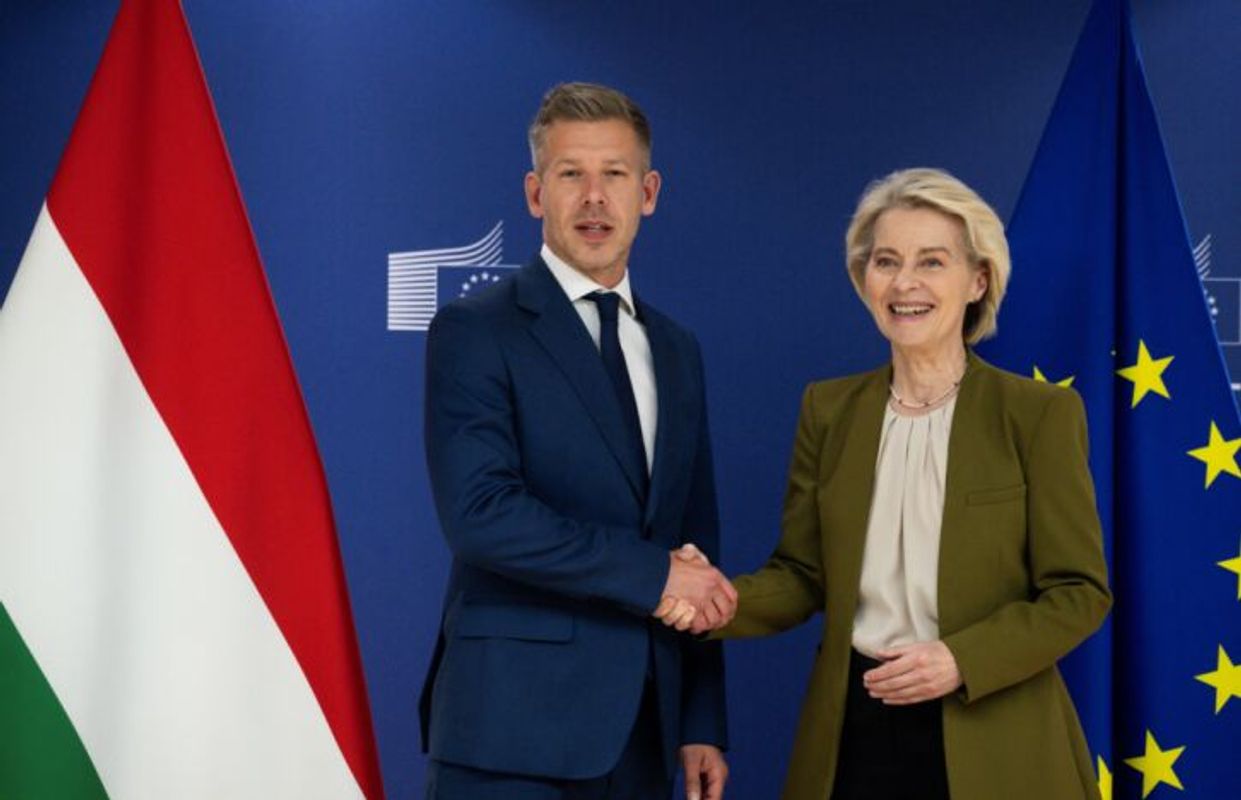 Ungarns neuer Premier Magyar bei von der Leyen in Brüssel