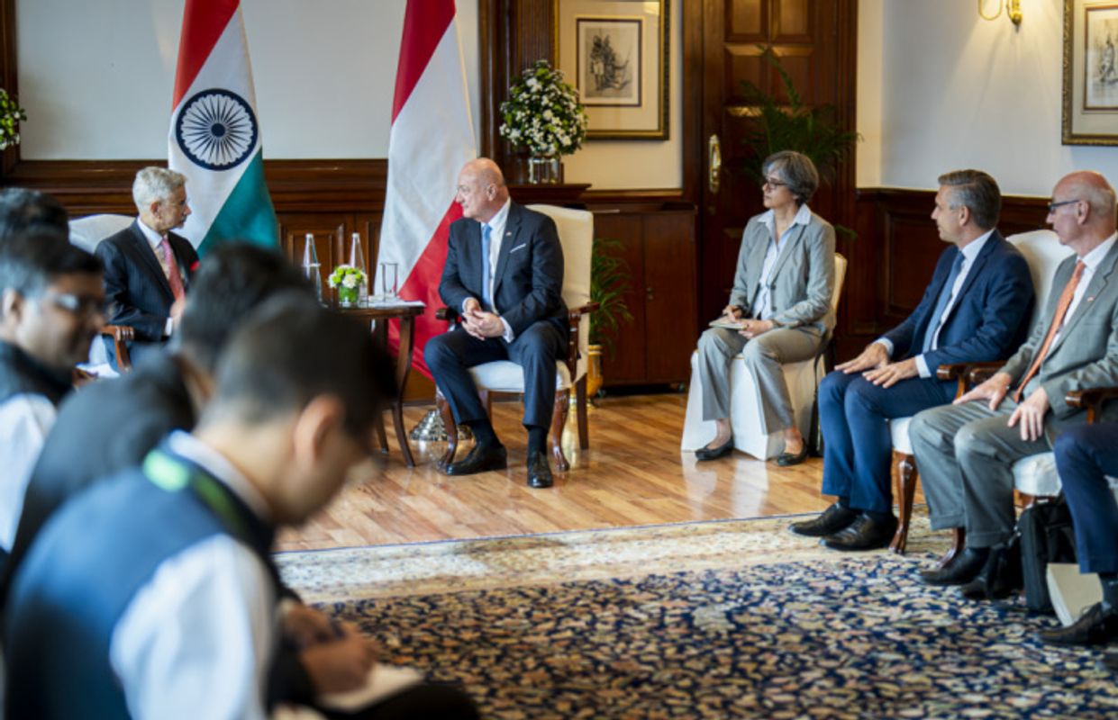 Bundeskanzler Stocker bei indischem Premier Modi