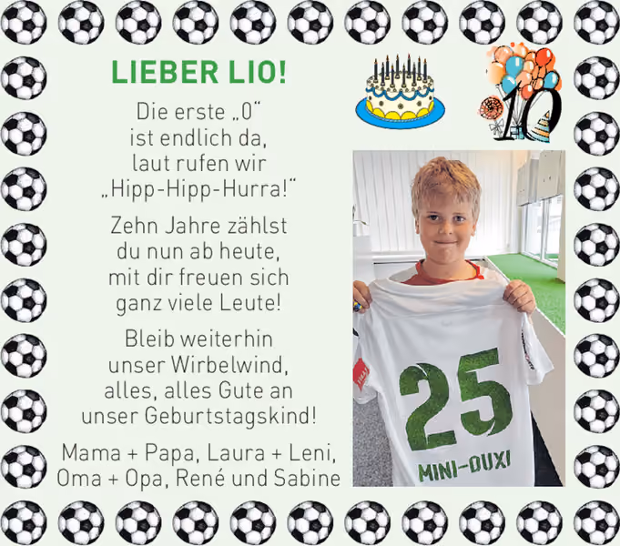 gratulation