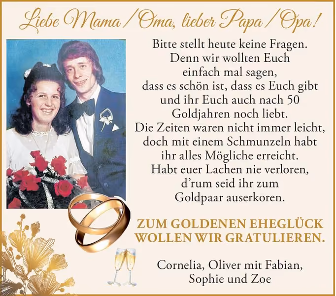 gratulation