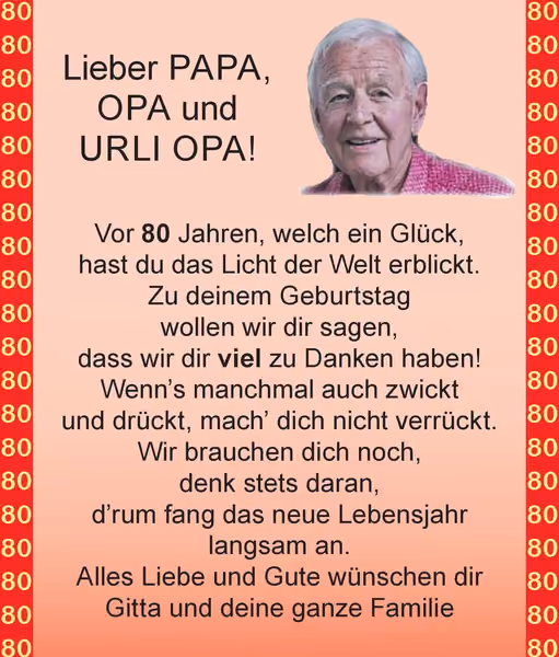 gratulation