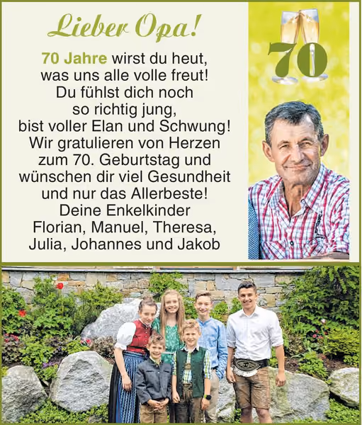 gratulation
