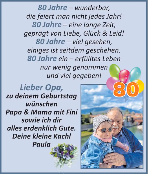 gratulation