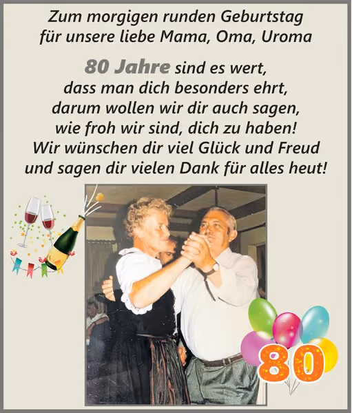 gratulation