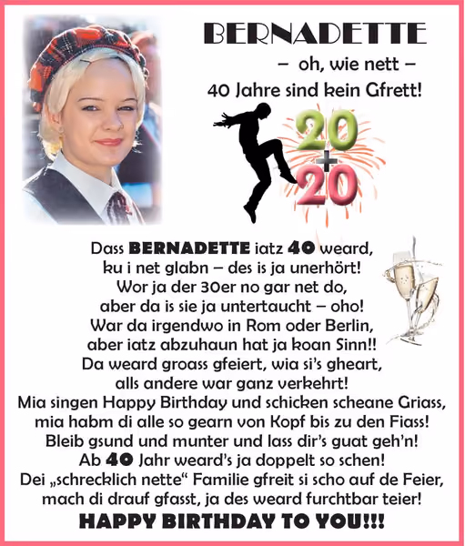 gratulation