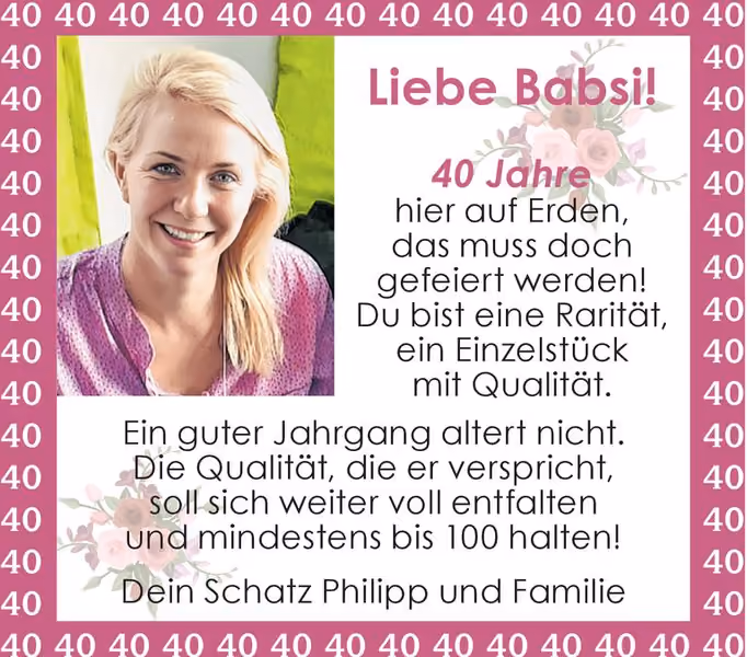 gratulation