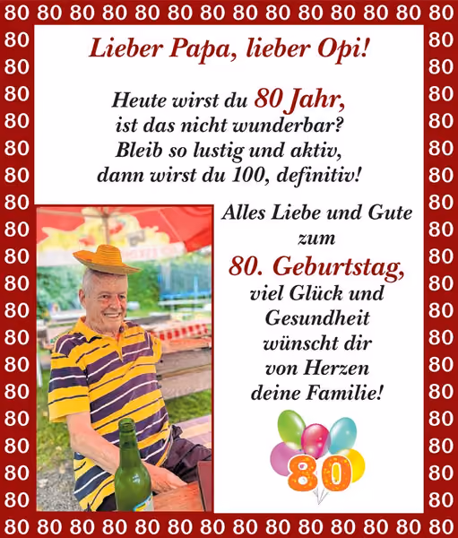 gratulation