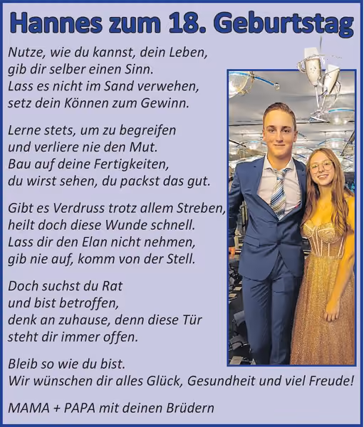 gratulation