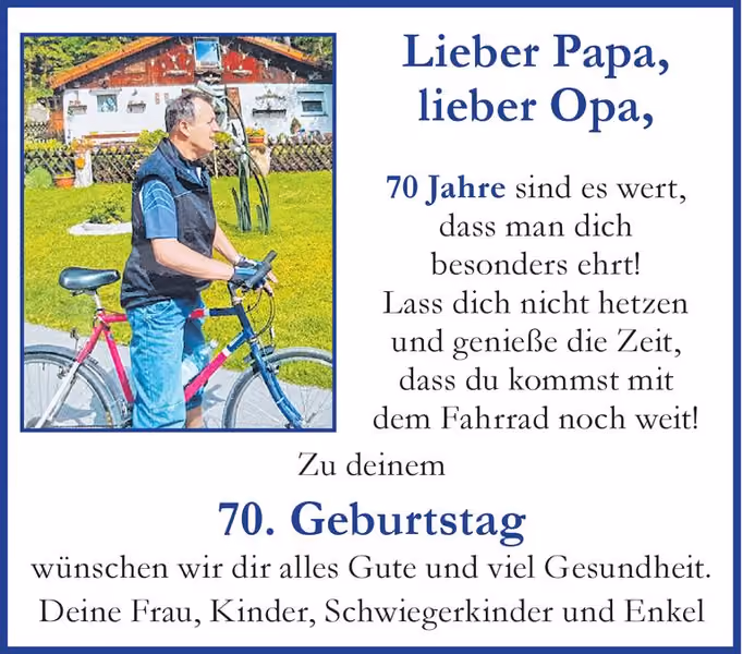 gratulation