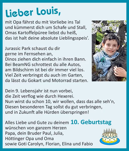 gratulation