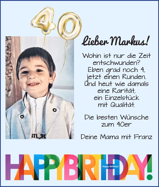 gratulation