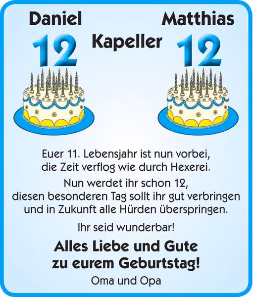 gratulation