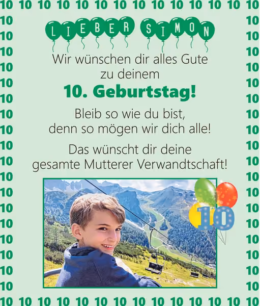 gratulation