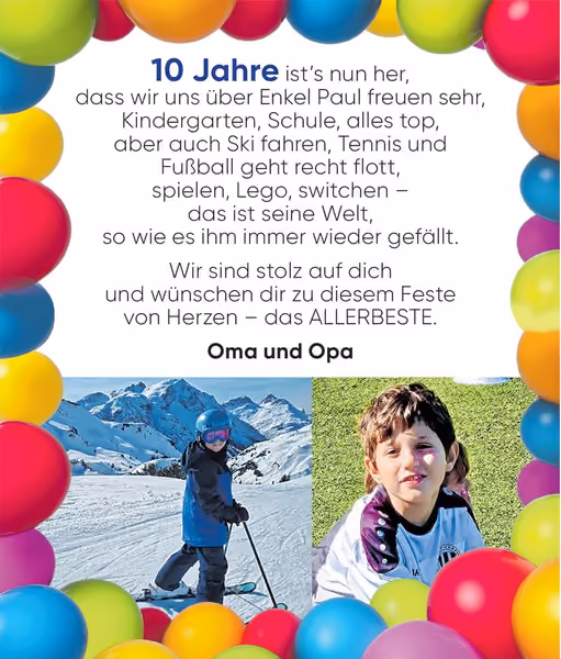 gratulation