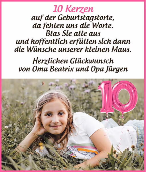 gratulation