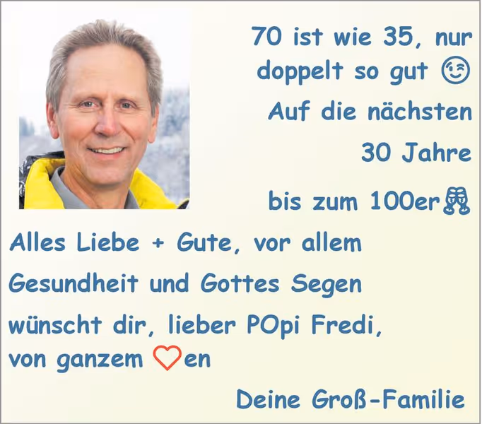 gratulation