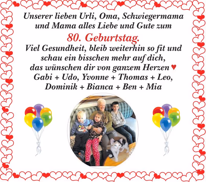 gratulation