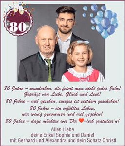 gratulation
