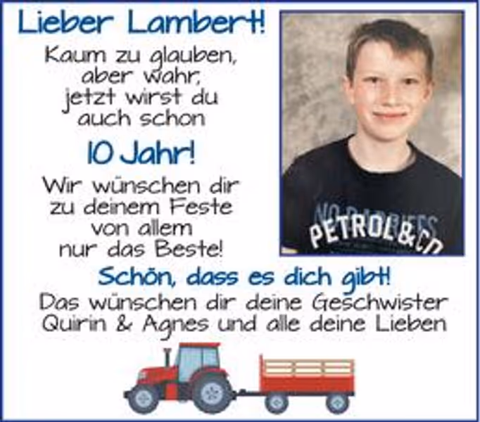 gratulation