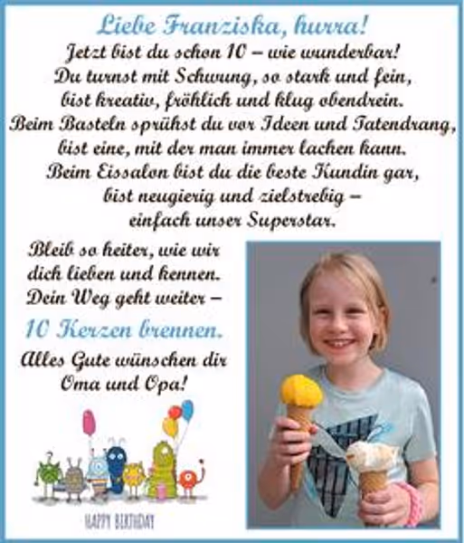 gratulation