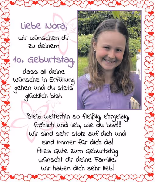 gratulation