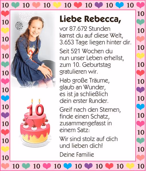 gratulation