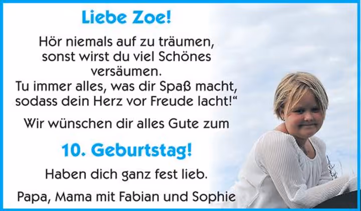 gratulation