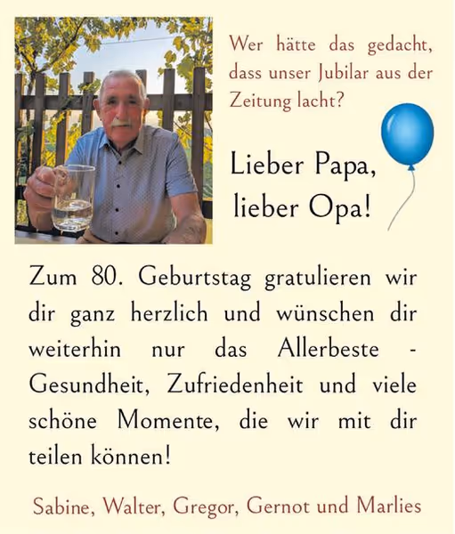 gratulation