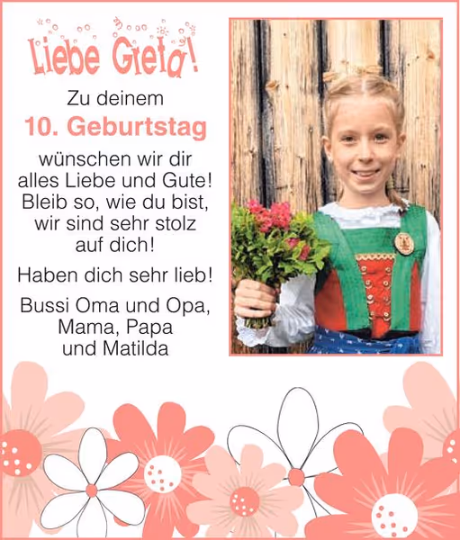 gratulation