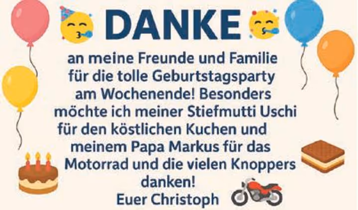 gratulation