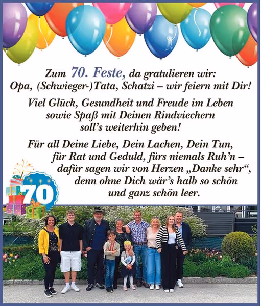 gratulation