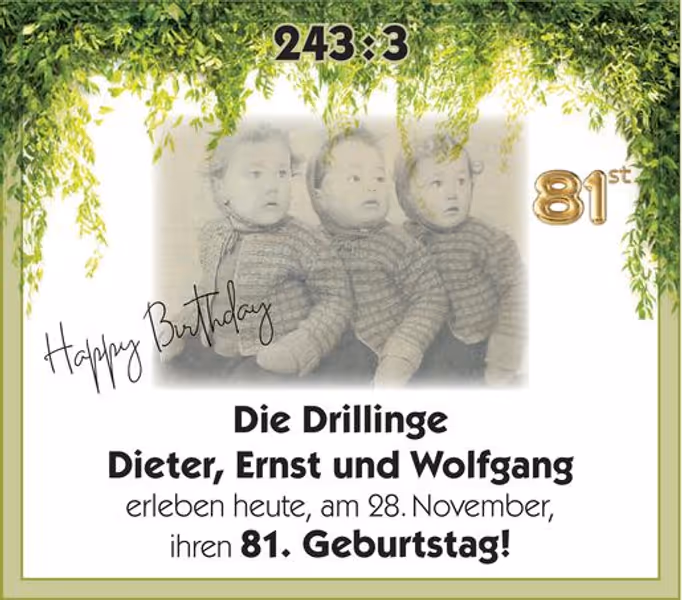 gratulation