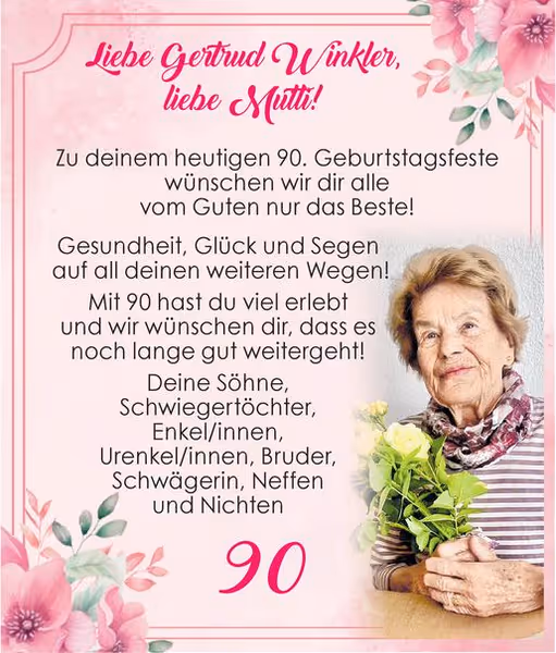 gratulation