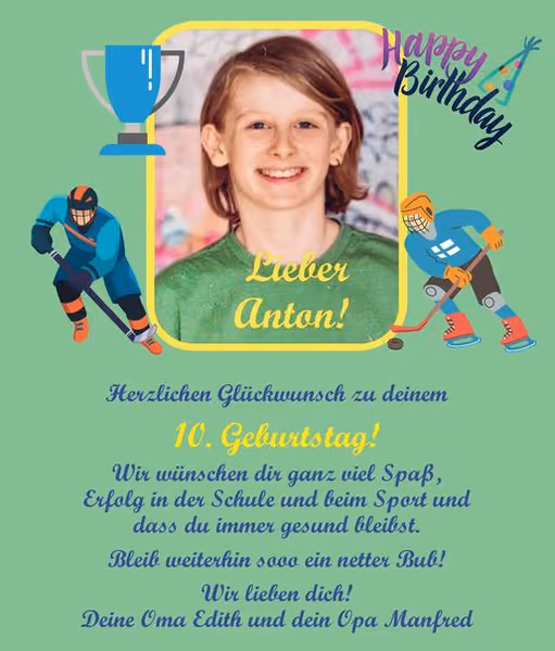 gratulation