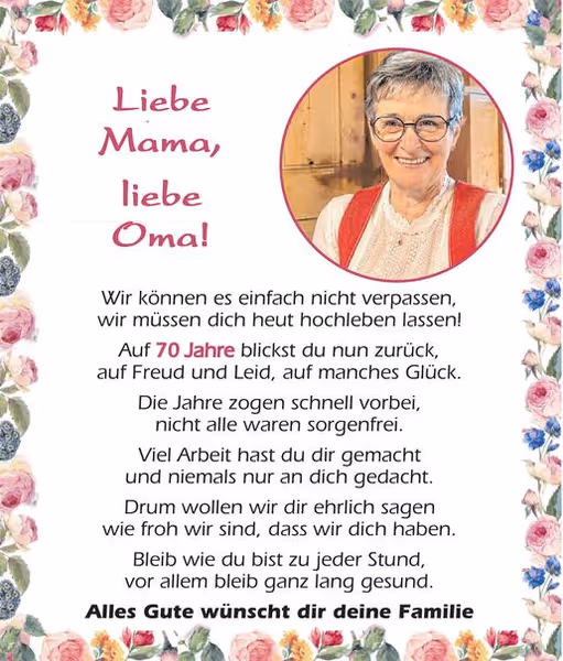 gratulation