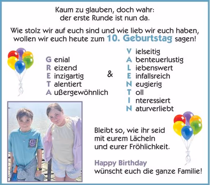 gratulation