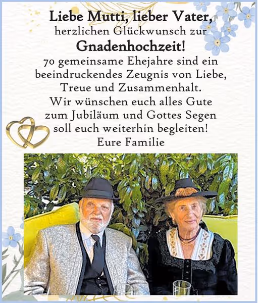 gratulation