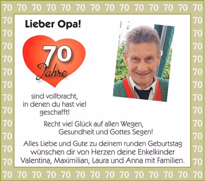 gratulation