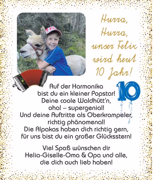 gratulation