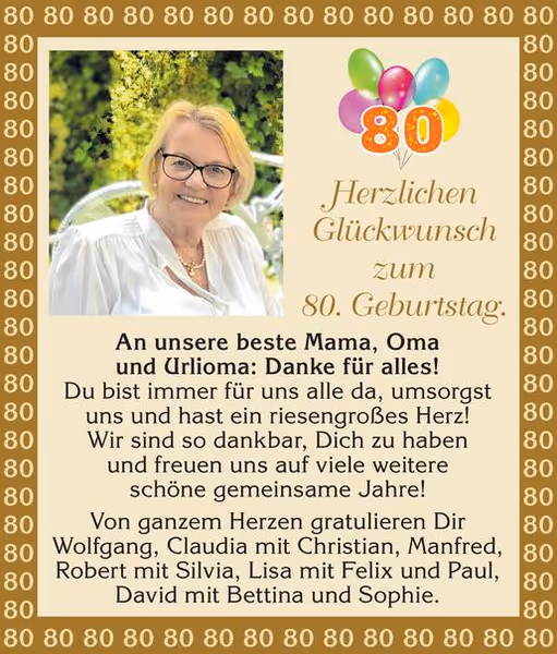 gratulation