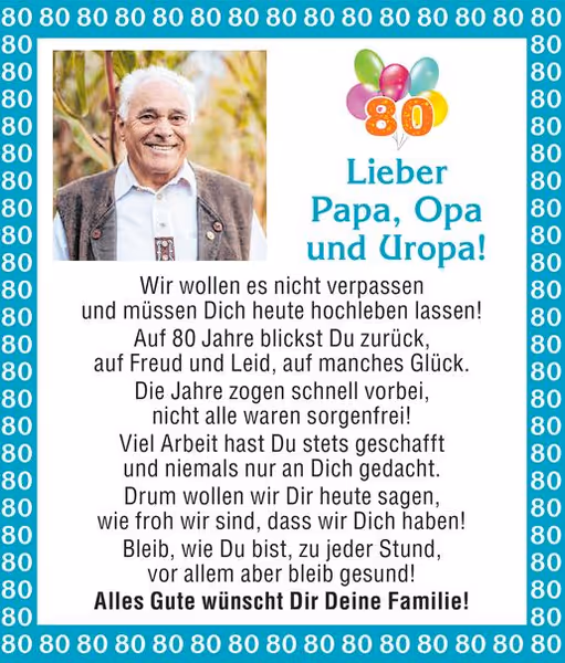gratulation